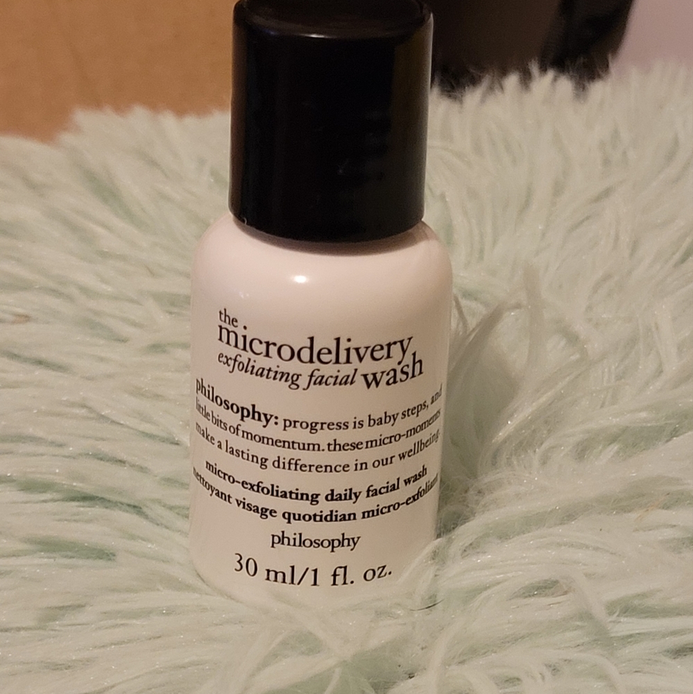 Philosophy Microdelivery Exfoliating Facial Wash Travel Size New 1 fl oz - 30ml